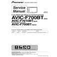 PIONEER AVIC-F700BT/XS/UC Service Manual