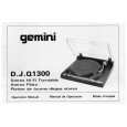 GEMINI Q1300 Owners Manual