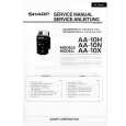 SHARP AA10H/N/X Service Manual