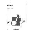 CASIO FD-1 Owners Manual