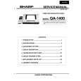 SHARP QA-1400 Service Manual
