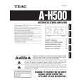 TEAC A-H500 Owners Manual