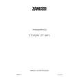 ZANUSSI ZT162R4 Owners Manual