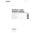SONY GDM-400PST (2) Owners Manual