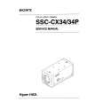 SONY SSC-CX34 Service Manual