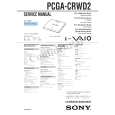 SONY PCGACRWD2 Manual de Servicio