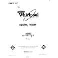 WHIRLPOOL EV150CXKW2 Katalog Części