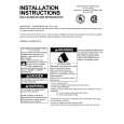 WHIRLPOOL DRB1802AC Installation Manual