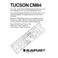 BLAUPUNKT TUCSON CM84 Instrukcja Obsługi