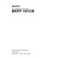 SONY BKPF-101CB Service Manual