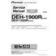 PIONEER DEH-1920R/XS/EW5 Manual de Servicio