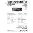 SONY CDX-GT710 Instrukcja Serwisowa