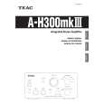 TEAC AH300MKIII Owners Manual