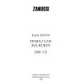 ZANUSSI ZBG331XH Owners Manual