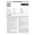 ZANUSSI ZWT270 Owners Manual