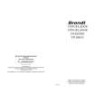 BRANDT FB2000E Owners Manual