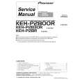 PIONEER KEH-P2800R/XIN/EW Manual de Servicio