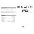 KENWOOD KDC-C667 Manual de Usuario