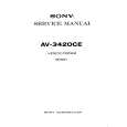 SONY AV3420CE Service Manual