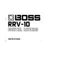 BOSS RRV-10 Owners Manual