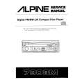 ALPINE 7803M Service Manual