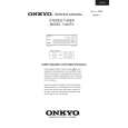 ONKYO T405TX Service Manual