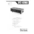 SONY 8FC-69WA Instrukcja Serwisowa