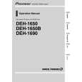 PIONEER DEH-1690/XM/ID Owners Manual