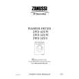 ZANUSSI ZWD1472W Owners Manual