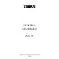 ZANUSSI ZCM75XV Owners Manual