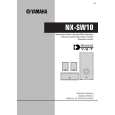 YAMAHA NX-SW10 Owners Manual