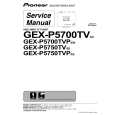 PIONEER GEX-P5700TV Service Manual