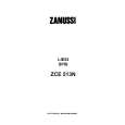 ZANUSSI ZCE513N Owners Manual