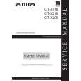 AIWA CT-X208 Manual de Servicio