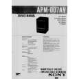 SONY APM-007AV Service Manual