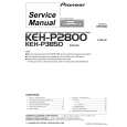 PIONEER KEH-P2800/XM/UC Instrukcja Serwisowa