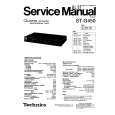 TECHNICS STG450 Instrukcja Serwisowa