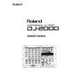ROLAND DJ-2000 Manual de Usuario