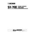 BOSS SX-700 Owners Manual