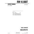 SONY RMVL900T Service Manual