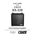 CRATE KX-220 Podręcznik Użytkownika