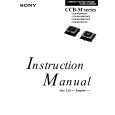 SONY CCBM25 Manual de Usuario