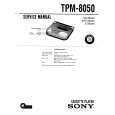 SONY TPM-8050 Instrukcja Serwisowa