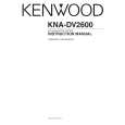KENWOOD KNA-DV2600 Owners Manual