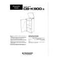 PIONEER CB-K900 Owners Manual