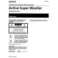 SONY SAW441 Owners Manual