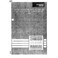 ZANUSSI TD60 Owners Manual