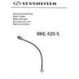 SENNHEISER MKE 420-5 Manual de Usuario
