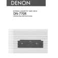 DENON DN-770R Owners Manual