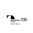 NAKAMICHI 730 Owners Manual